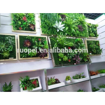 Venta al por mayor de la pared de la hierba de la planta verde artificial decorativa interior y exterior más barata